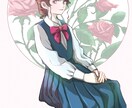 キャラクターイラストの作成をいたします かわいい女の子キャラを中心にさまざまなイラストを作成します イメージ2