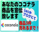 救世主！あなたの商品3件売れるまで宣伝致します ココナラでの実績をサポートをさせてください！ イメージ1