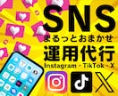 Instagram・X・TikTok運用代行します 専属SNS運用マーケチームが投稿作成＆効果的な集客をサポート イメージ1