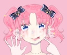 ふわふわな可愛い女の子アイコン・イラスト描きます スピード納品！ぱっと目を惹く女の子描きます！ イメージ2