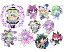 キャラデザ・立ち絵・ミニキャラなど描きます 用途自由！改変・商用利用OKなイラスト&キャラデザ イメージ3