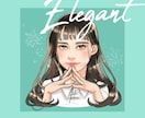 ガーリーテイスト★アイコンイラストお描きします 大人かわいい女子イラストを製作！ イメージ8