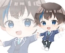 ラフ確認修正なし、格安最短2日でSD描きます お急ぎのかたやプレゼントにおすすめ！ イメージ3