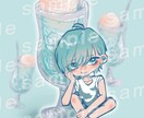 SNSなどで使用できるイラストを作成します アイコン、動画や配信用イラストなどに˚✩* イメージ3