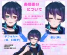 美しい動作のIRIAM対応の立ち絵を制作します きゅるりん可愛い、キラキライケメンなキャラクターで配信しよう イメージ3