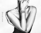 躍動的な人物・小物・ファッションイラストを描きます 余白と躍動を描くartwork。 イメージ10