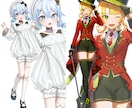 VTuber･TRPG･ゲームなどの立ち絵描きます 細部まで丁寧で細かな作画が持ち味です イメージ2
