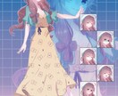 ご希望に沿った立ち絵を制作いたします 少年少女から成人した女性や男性まで対応いたします。 イメージ4