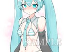 可愛くてセクシー！な萌える一枚絵描きます 動画のサムネやSNSのアイコンなどに！！！ イメージ1