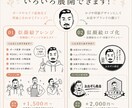 あなたの似顔絵をオリジナルスタンプにします プレゼントやショップカードにもおすすめ！ イメージ3