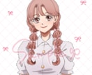 可愛い女の子のイラストお描きします 可愛い女の子イラスト アイコン、夢女子さん向け、創作対応◎ イメージ5