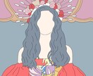 オシャレな線画イラスト描きます 推しも可愛く描きます！文字入れ◎ イメージ7