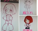 オリキャラ等のSD ミニキャラデザかきます オリキャラ、夢キャラ等 キャラデザ書きます！ イメージ4