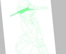 アニメキャラの希望イラストを描きます 基本白黒ですが指定して頂けましたら色を変えることができます。 イメージ3