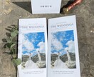 お二人のお写真を使った席次表のデータを作成します 招待客リストやお写真をお送り頂くだけで簡単に完成！ イメージ1