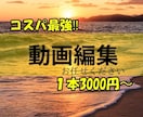 格安で自分が作りたい動画をつくれます 細かいところまで指定できるから作りたい動画が作れる‼︎ イメージ1