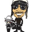 似顔絵、ロゴ、マークを作製。Tシャツも作製出来ます SNSのアイコンやお店やチームのロゴをクールやポップに作成。 イメージ5