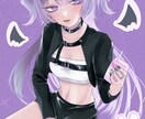 映えるかわいい一枚絵、イラストお描きします 歌ってみたや動画用サムネイル、MV用、夢絵、個人観賞用など！ イメージ3