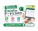 Excel データ入力をお手伝いします 手書き文章・画像・領収書・テキストなど イメージ1