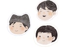 どんな年齢の方でも描けます クレヨンタッチで絵本のようなイラストを描きます イメージ2