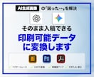 生成AI画像の入稿データ化を行います トレースも高解像度化も対応します イメージ1