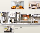 ワクワクする内観パース制作します 低価格で高品質な鳥瞰図、断面パース制作します！ イメージ5