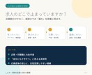 飲食・接客店の求人を面接につながる形へ直します 掲載中の求人票・初動返信・面接前連絡を3日で整備 イメージ2