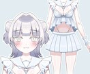 VTuberや配信者の立ち絵承ります かわいらしいキャラクターデザインを制作しています。 イメージ1