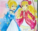 キャラクター描きます 好きなものを一枚の絵にまとめます。 イメージ1