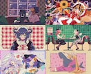 レトロでかわいいイラストを描きます 90年代アニメや懐かしい少女漫画風のイラストをお求めの方へ！ イメージ6