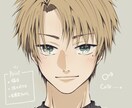SNS用のアイコン作成致します キラキラかつシンプルな美男美女のイラスト描きます。 イメージ2