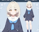 動画用・ゲーム用等立ち絵作成を承ります TRPG・動画用・ゲーム用立ち絵描きます イメージ2