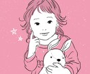 写真を元にリアルめでおしゃれな似顔絵を描きます プロのデザイナーが写真を元におしゃれな似顔絵を描きます イメージ2
