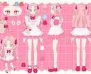オリジナルキャラクターの3面図描きます オリジナルキャラクターの詳細を詳しく描きます イメージ3