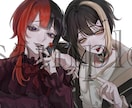 アイコン・ヘッダー・サムネ・一枚絵を描きます 綺麗めで耽美なイラストを得意としています。 イメージ4