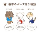 キュートで愛らしいペットのイラスト描きます あなたのワンちゃん猫ちゃんをキャラクター風イラストに^^ イメージ3