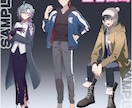 TRPG、配信、ゲームなどのキャライラスト描きます 可愛いものかっこいいものまで、老若男女問わずお任せ下さい！ イメージ5
