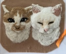 羊毛フェルト刺繍でペットの似顔絵描きます ペットの飼い主さん向け！ちょっと変わった似顔絵を作りませんか イメージ2