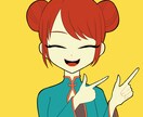 あなたのイメージやオリキャラをポップに描きます 動物や人外でもOK！デフォルメキャラをアイコンに イメージ2