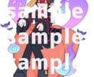 コンカフェ向け♡シャンパンラベル用イラスト描きます 背景も小物も込み！目を引くカートゥーンイラスト イメージ4
