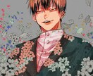 依頼キャラクターでイラスト制作をさせていただきます イラストの画風を4種類から選べます！ イメージ4