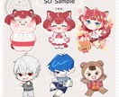 配信・SNS等で使用できる可愛いミニキャラ描きます イベントや返礼品・グッズにも是非！マスコットや人外もOK イメージ5
