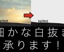 1~10枚　画像の白抜きをいたします とても細かい白抜きでも対応できます！ イメージ1