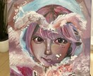 肖像画、似顔絵を油絵でお描きします キャンバスに似顔絵を飾りませんか。F6号 イメージ4