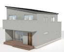 戸建て住宅のパース作成します マイホームの記念や、建売業者様の広告用に。 イメージ3