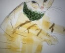 お写真をもとに猫のゆるいイラストを描きます 大切なうちの子を、温かみのある手描きイラストに イメージ2