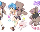 立ち絵や一枚絵、SDキャラ等描きます 可愛く且つ美しいイラストを描きます イメージ10