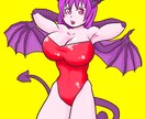 女の子モンスター描きます 女の子とモンスターの合体イラストを制作いたします イメージ2