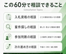 BtoG・入札の疑問にプロがなんでも答えます 資格・案件探し・提案書まで60分でまるごと個別相談 イメージ3