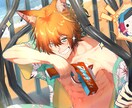 一枚絵制作いたします キャラの魅力が伝わるイラスト制作を心がけています。 イメージ6